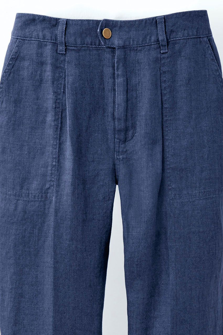 Maya Linen Ankle Pants