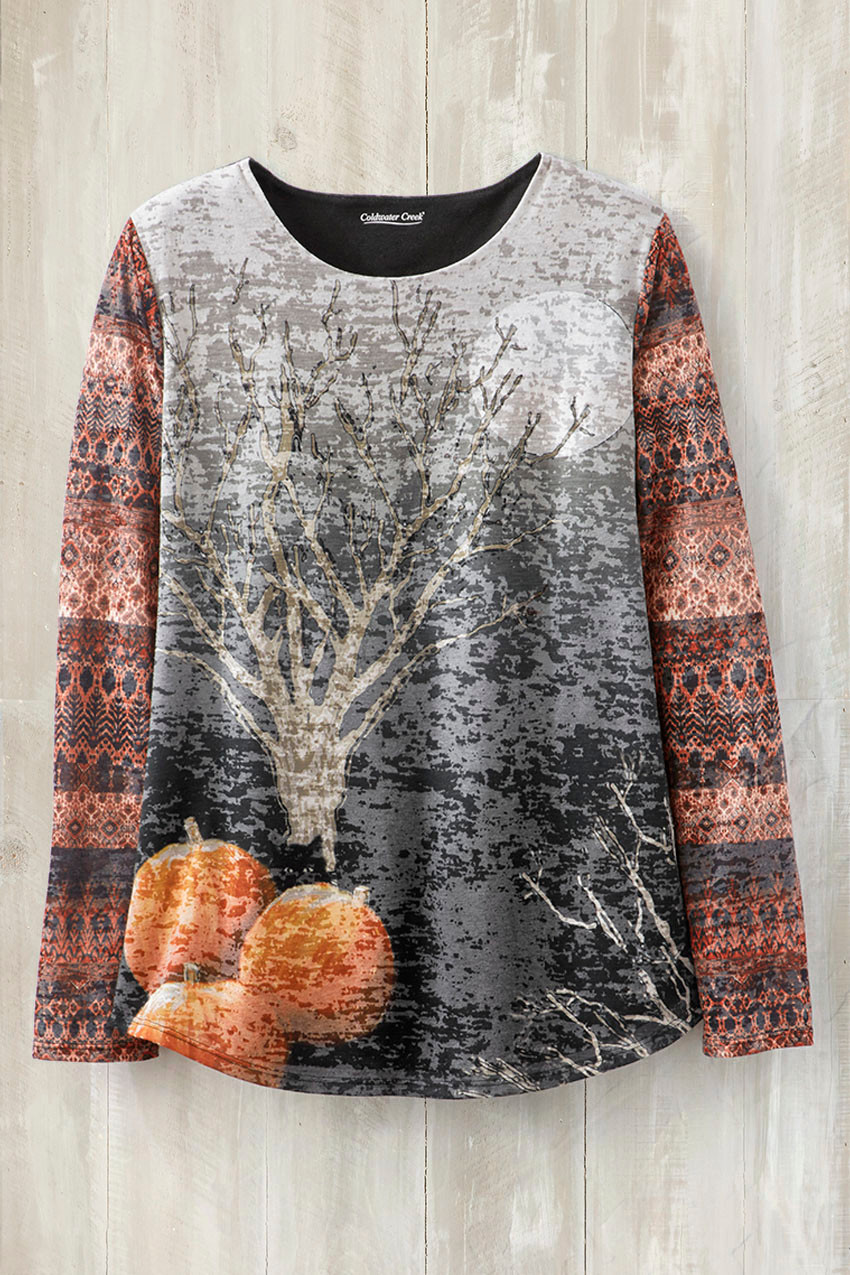 Mystic Moon Burnout Tee