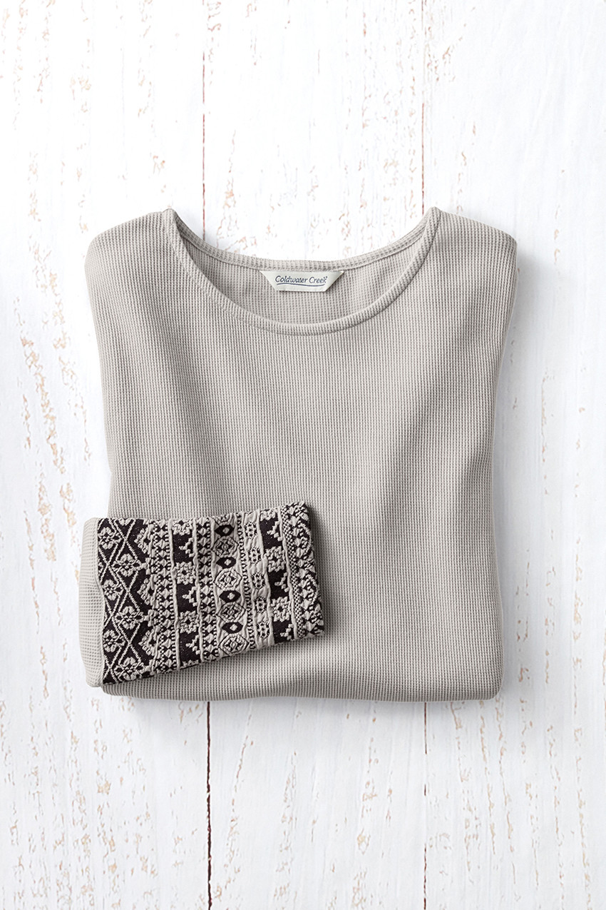 Beyond Borders Waffle Tee