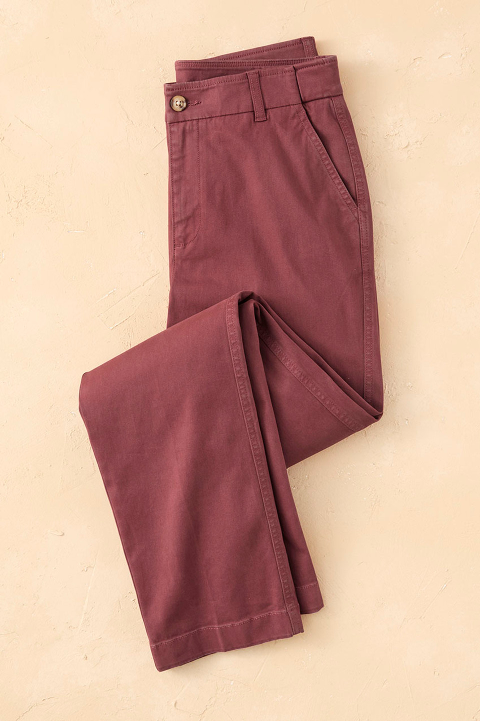 Hidden Stretch-Waist Chinos