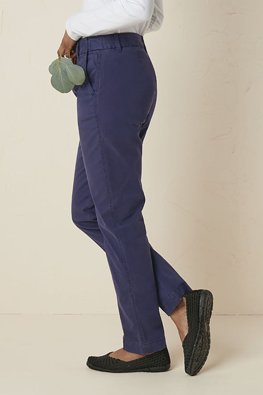Hidden Stretch-Waist Chinos