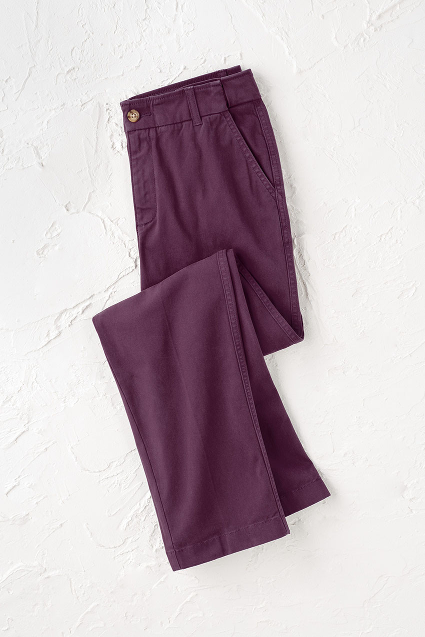 Hidden Stretch-Waist Chinos