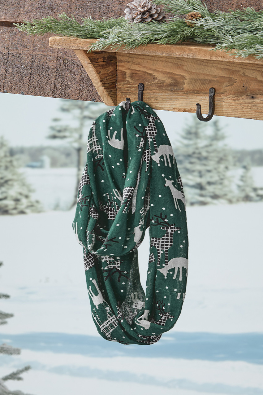 Dashing Through the Snow Infinity Scarf
