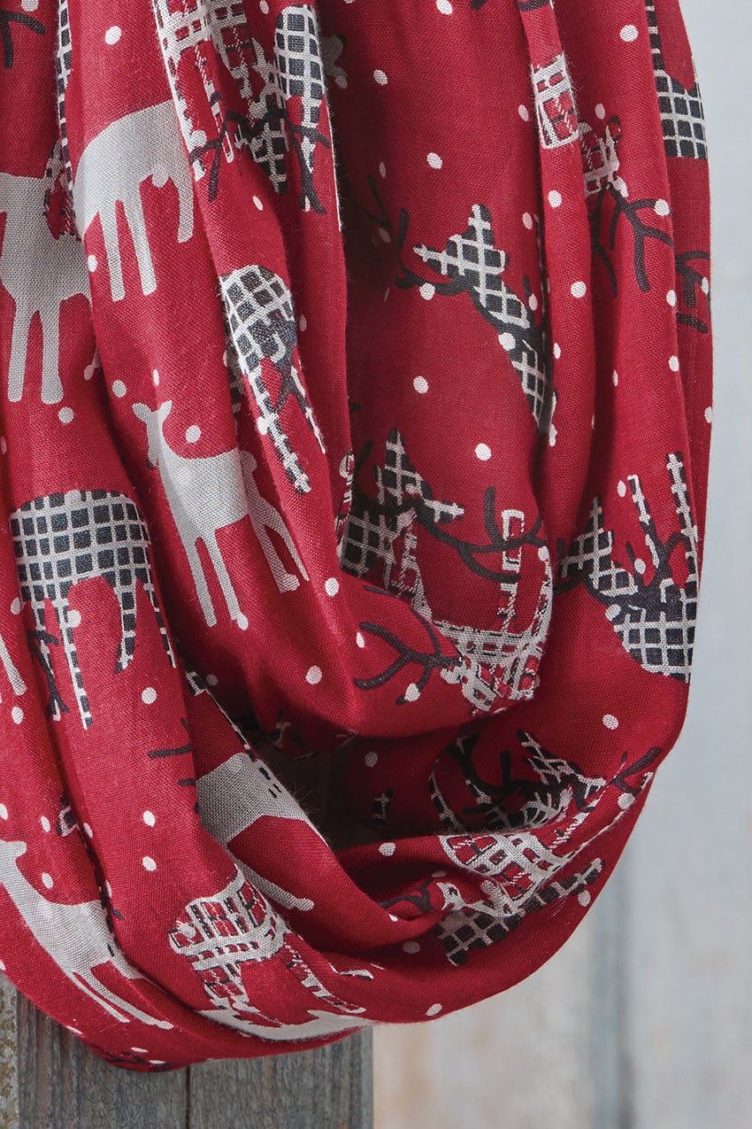 Dashing Through the Snow Infinity Scarf
