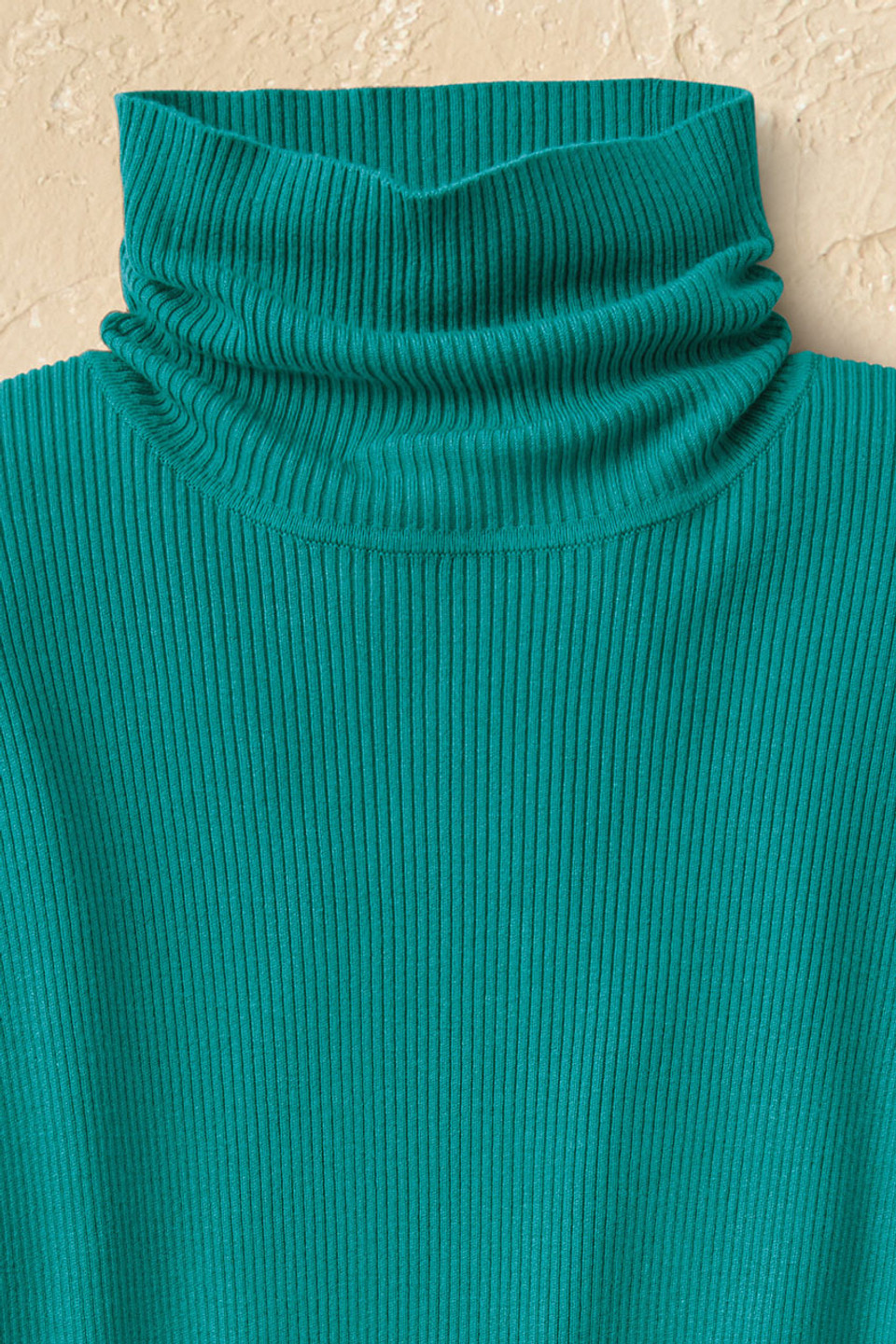 Ribbed Turtleneck Sweater