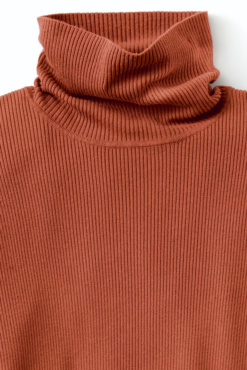 Ribbed Turtleneck Sweater
