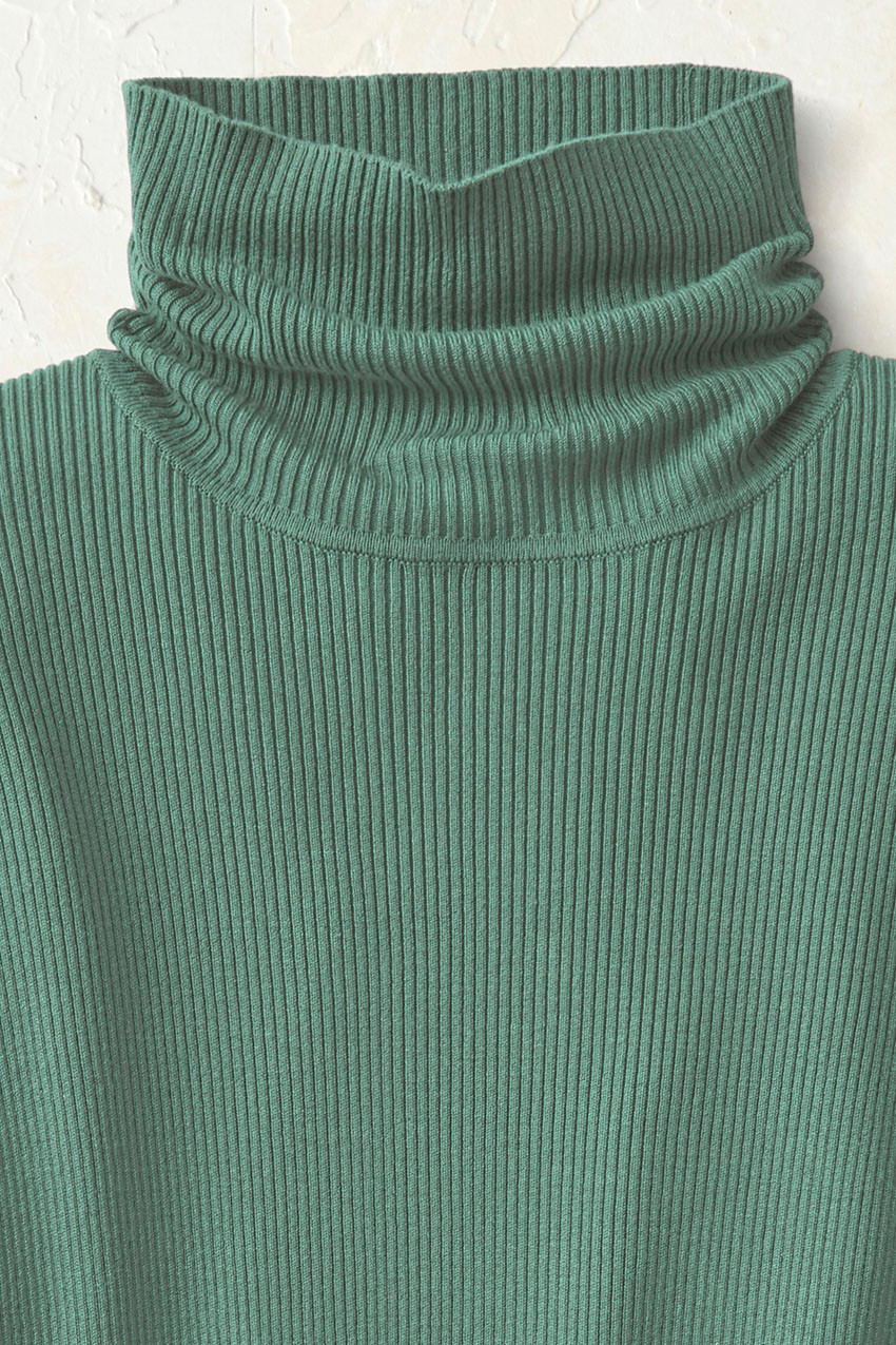 Ribbed Turtleneck Sweater - Coldwater Creek