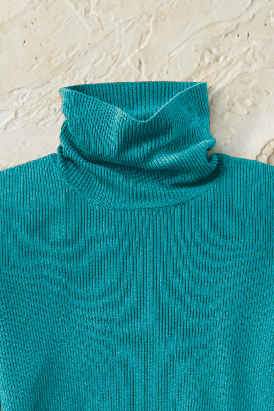 Ribbed Turtleneck Sweater