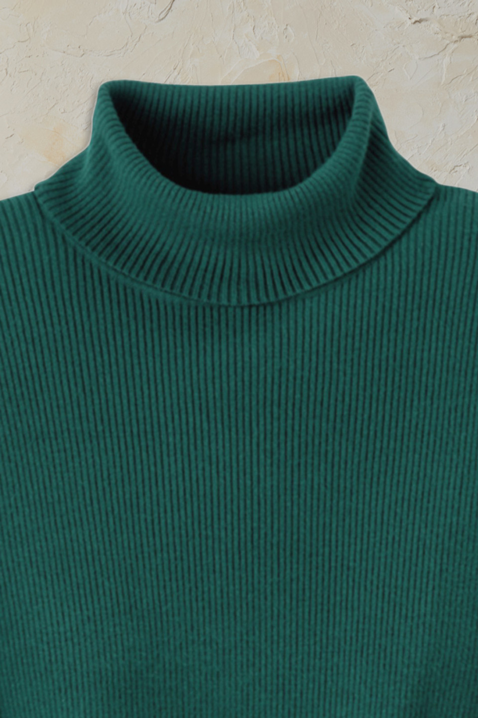 Ribbed Turtleneck Sweater