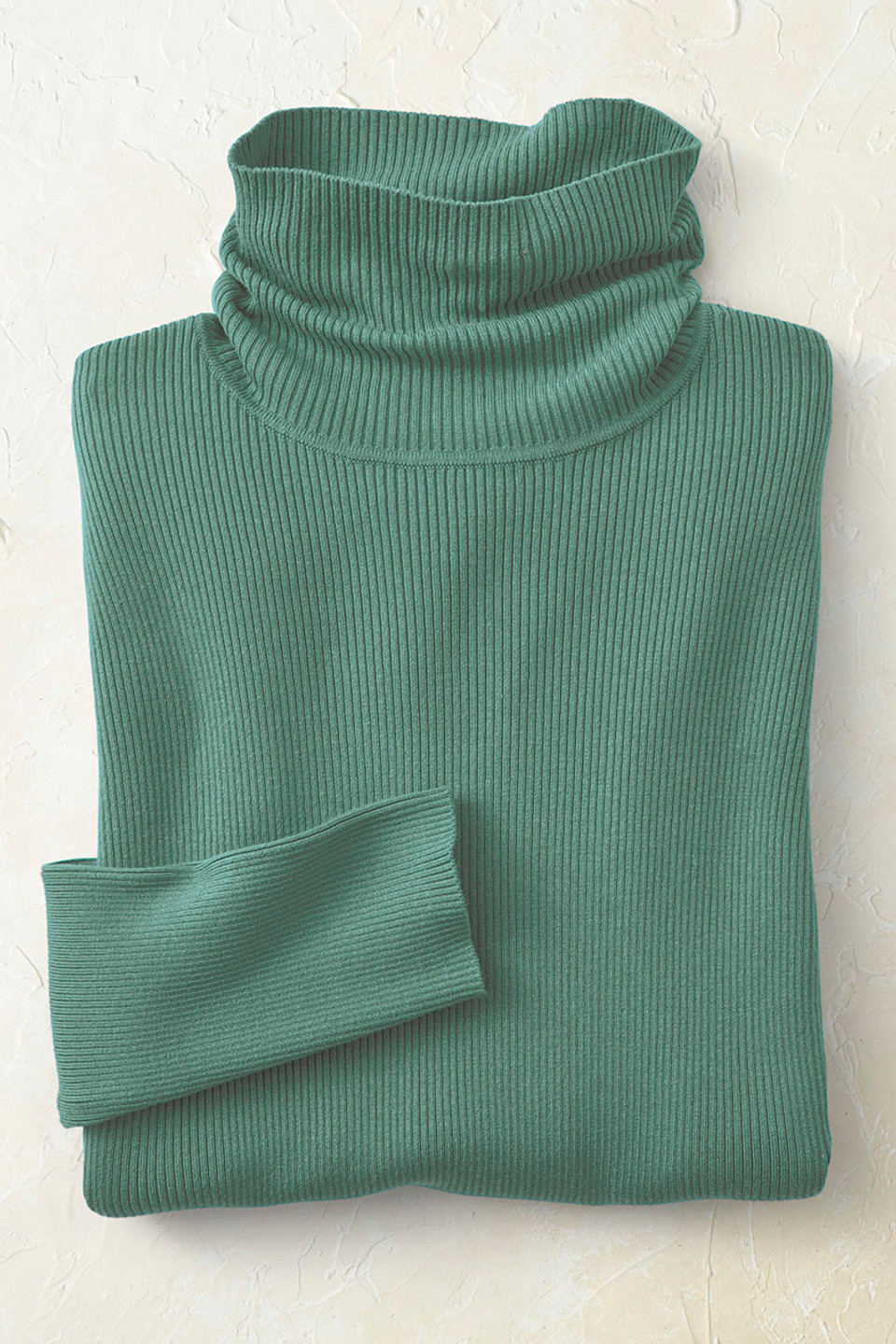 Ribbed Turtleneck Sweater