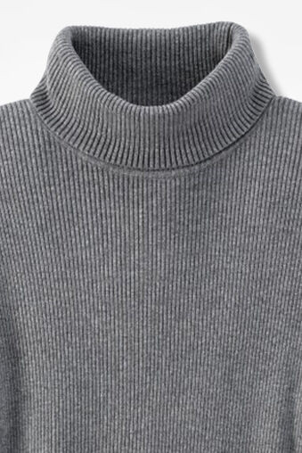 Ribbed Turtleneck Sweater