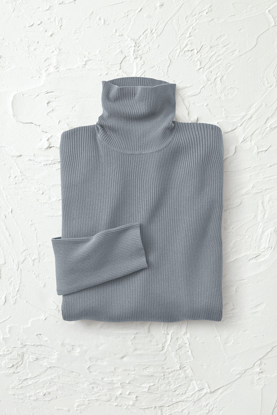 Ribbed Turtleneck Sweater