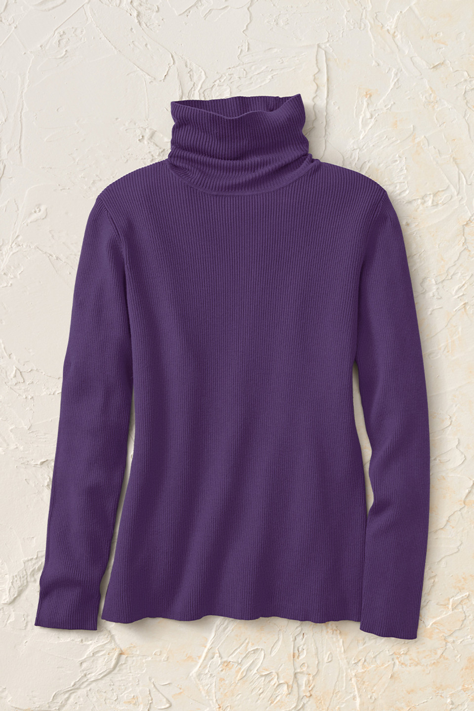 Ribbed Turtleneck Sweater