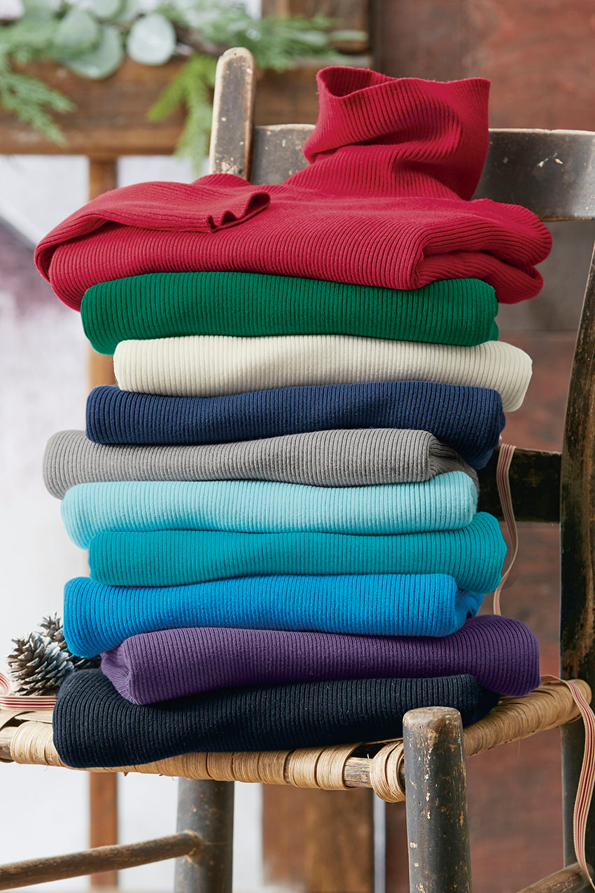 Ribbed Turtleneck Sweater