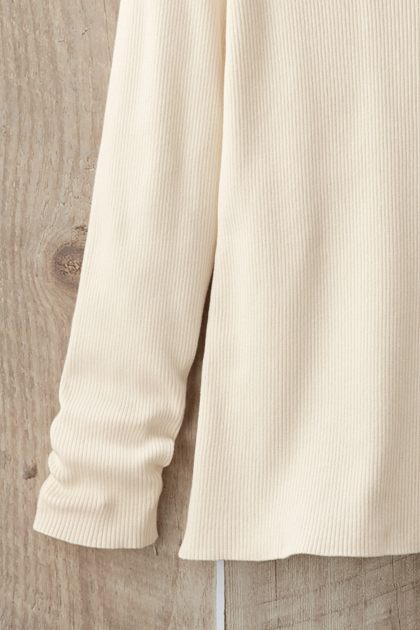 Ribbed Turtleneck Sweater