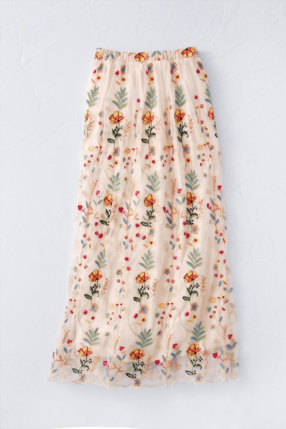 Enchanted Florals Mesh Skirt