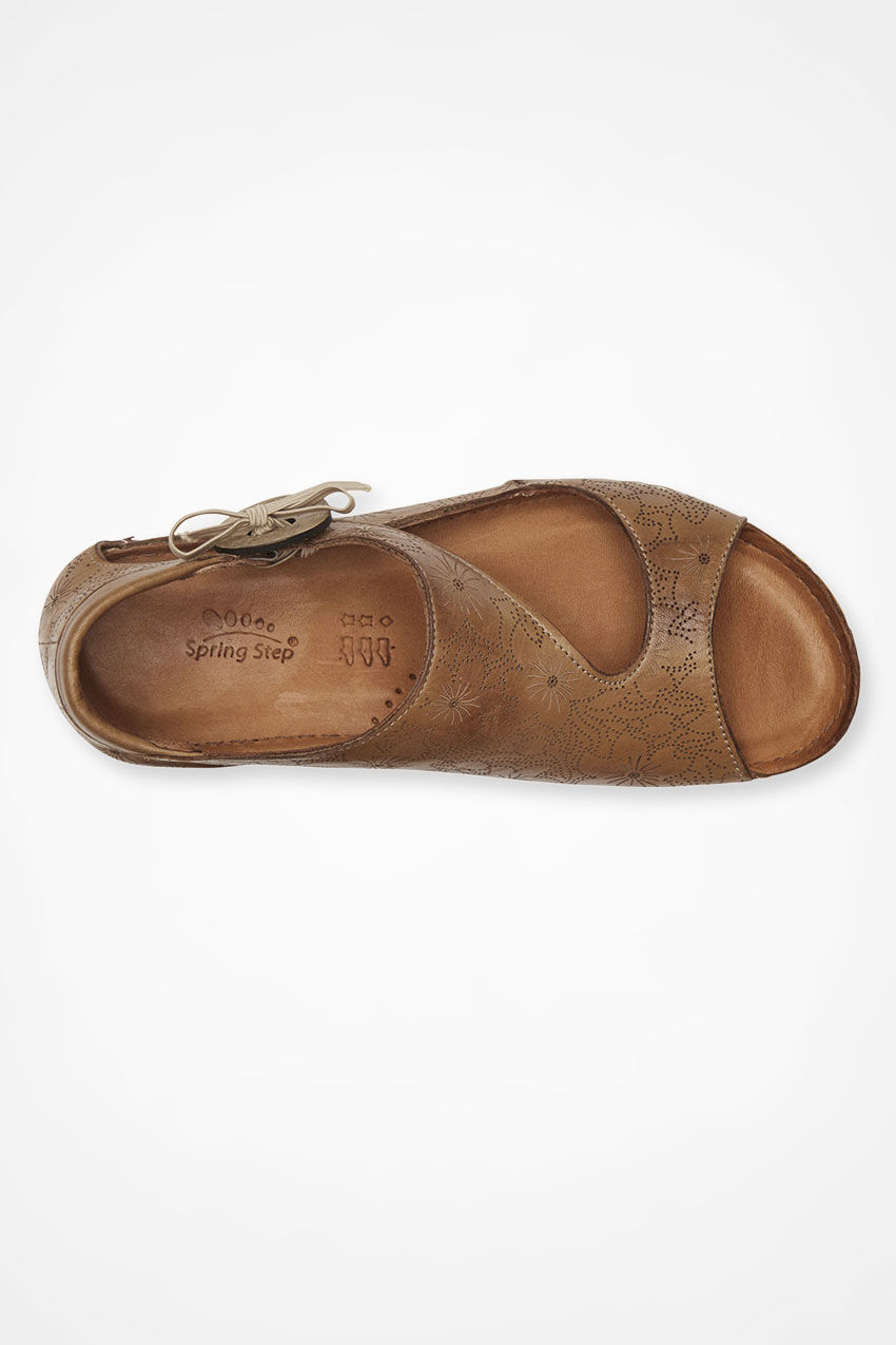 Lorelle Leather Sandals by Spring Step®