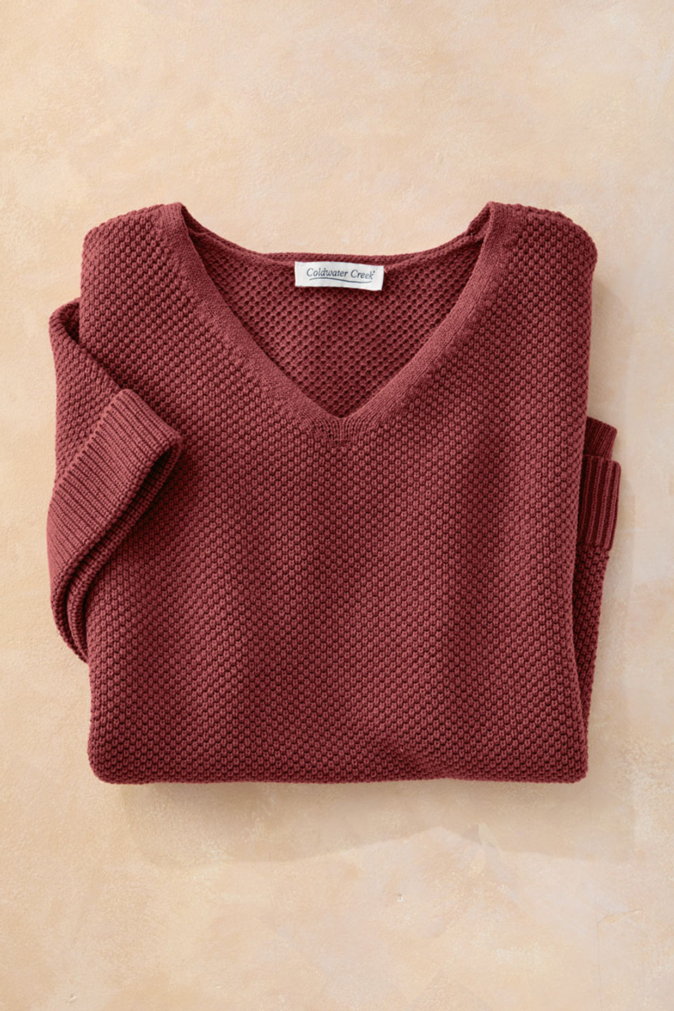 Ella Seed Stitch Sweater - Coldwater Creek