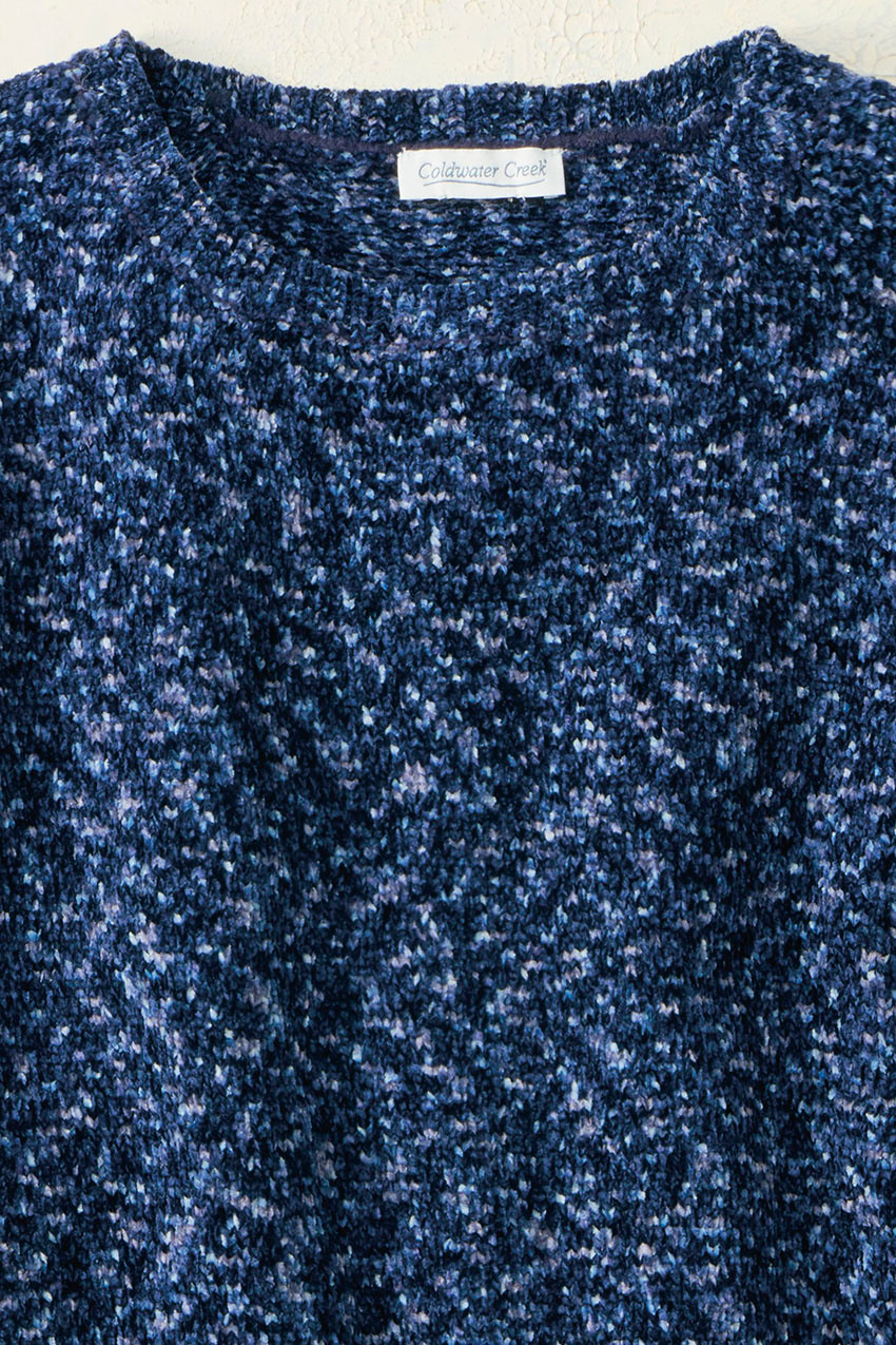 Color Twist Chenille Sweater