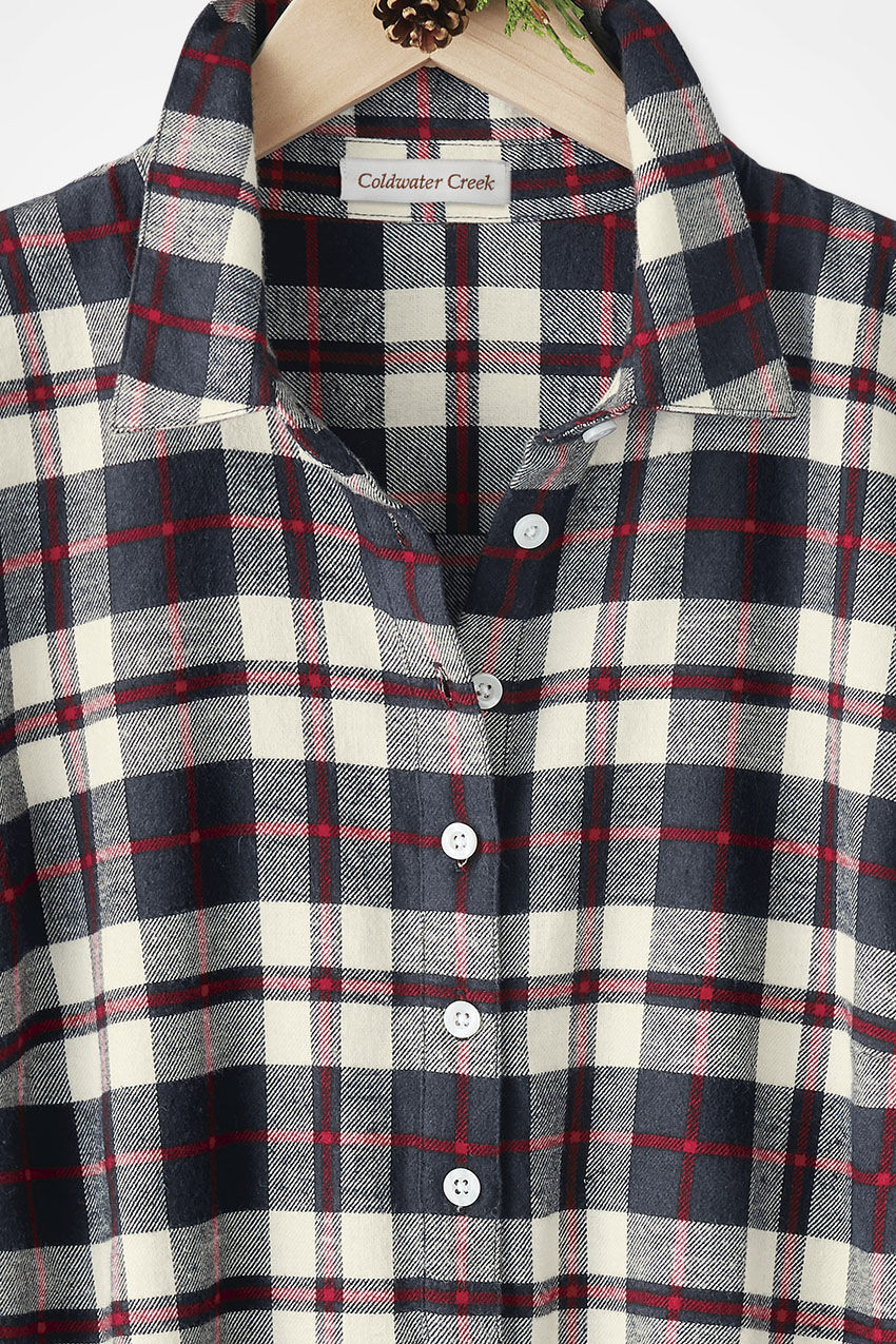 Joyful Celebration Plaid Tunic