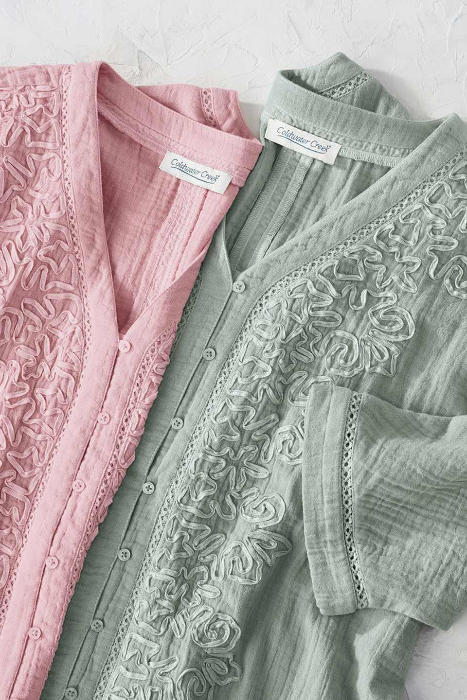 Summer Breeze Gauze Soutache Blouse
