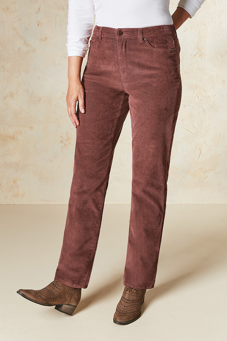 Pinwale Stretch Straight Leg Corduroys