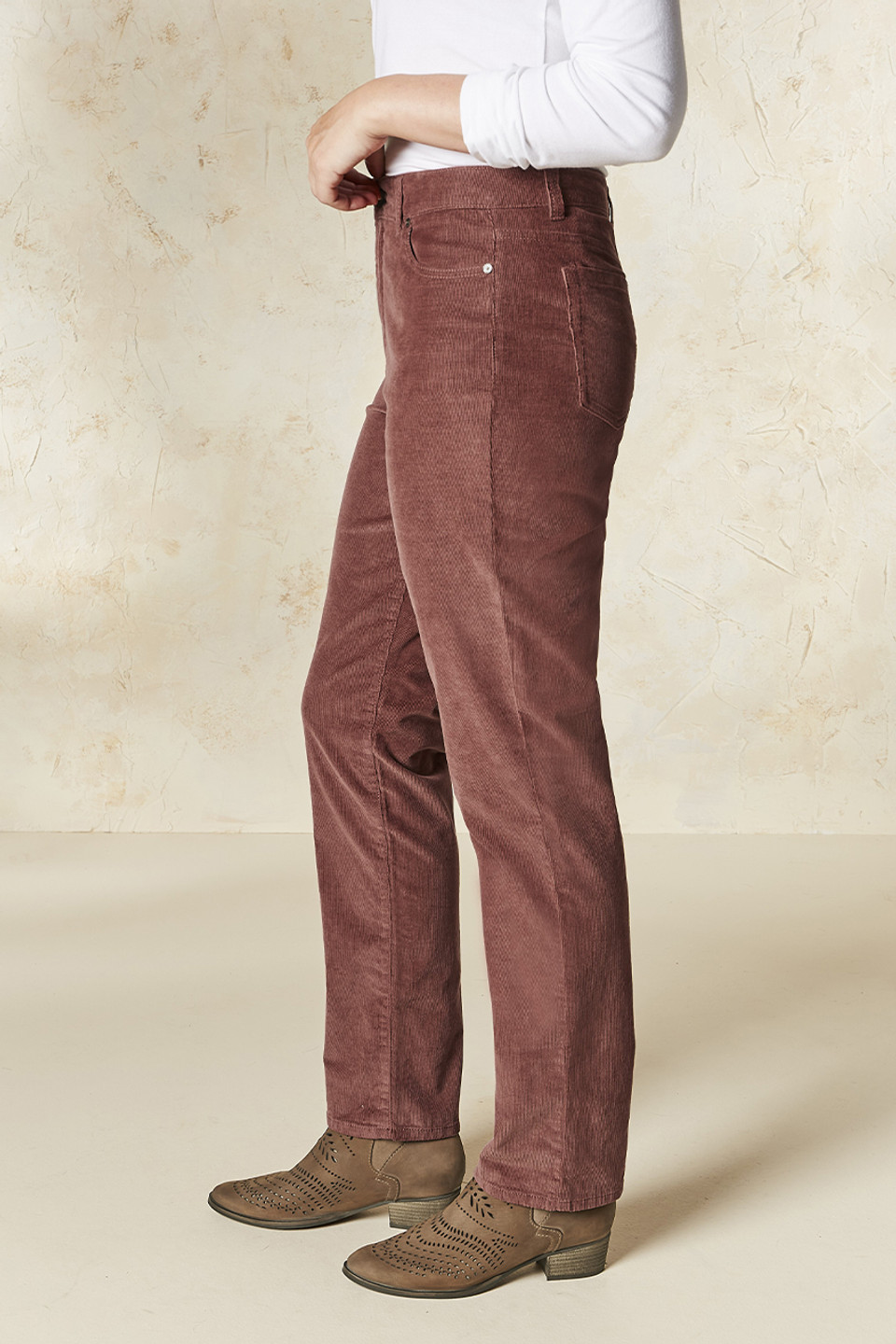 Pinwale Stretch Straight Leg Corduroys