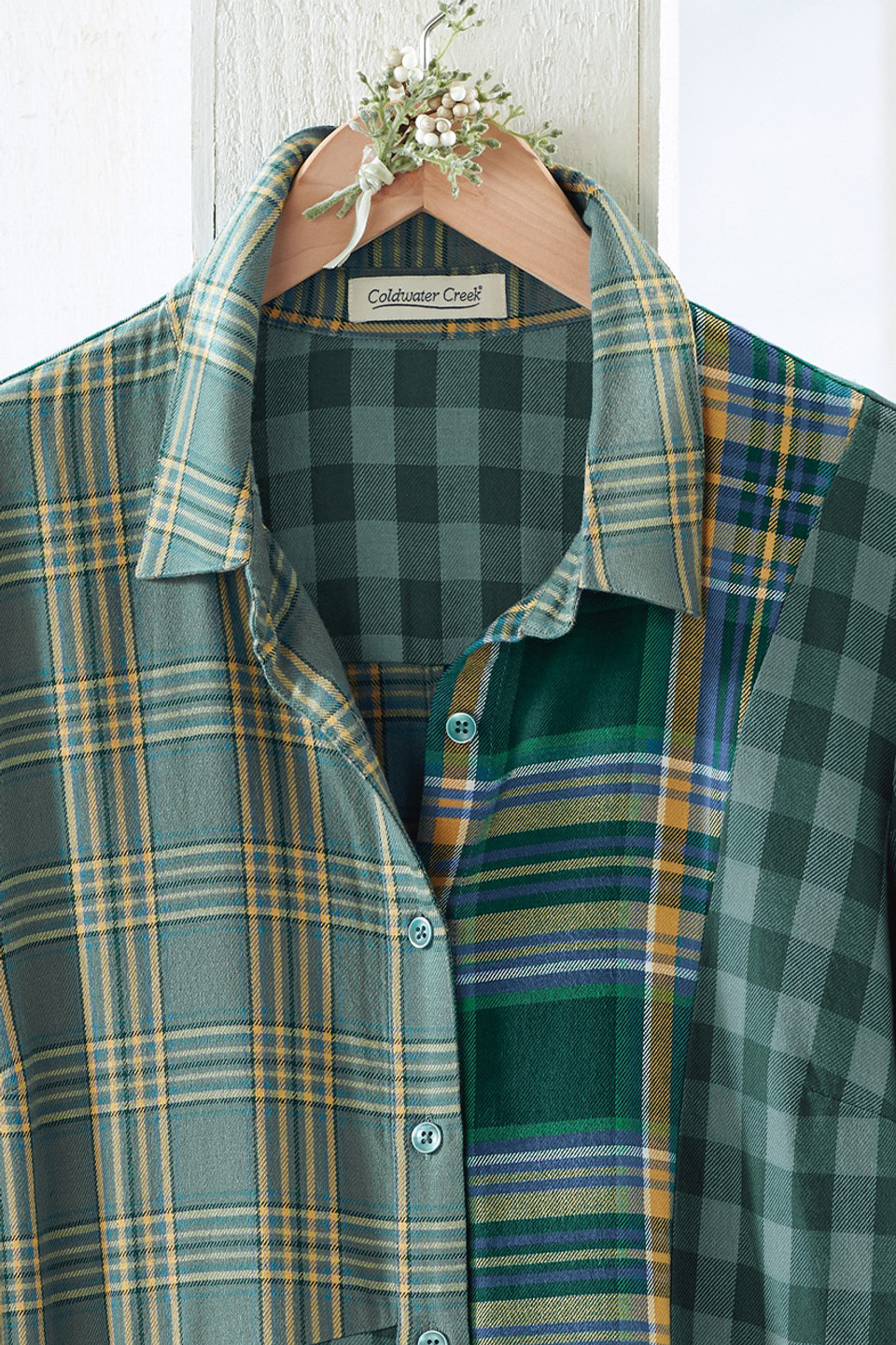 Into the Mix Plaid Tunic
