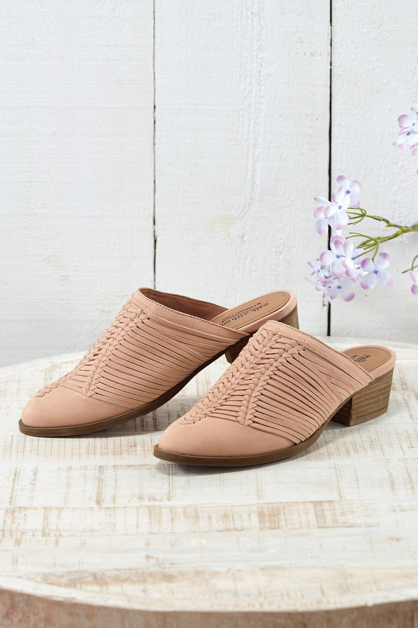 Amarillo Leather Mules by Walk With Me™