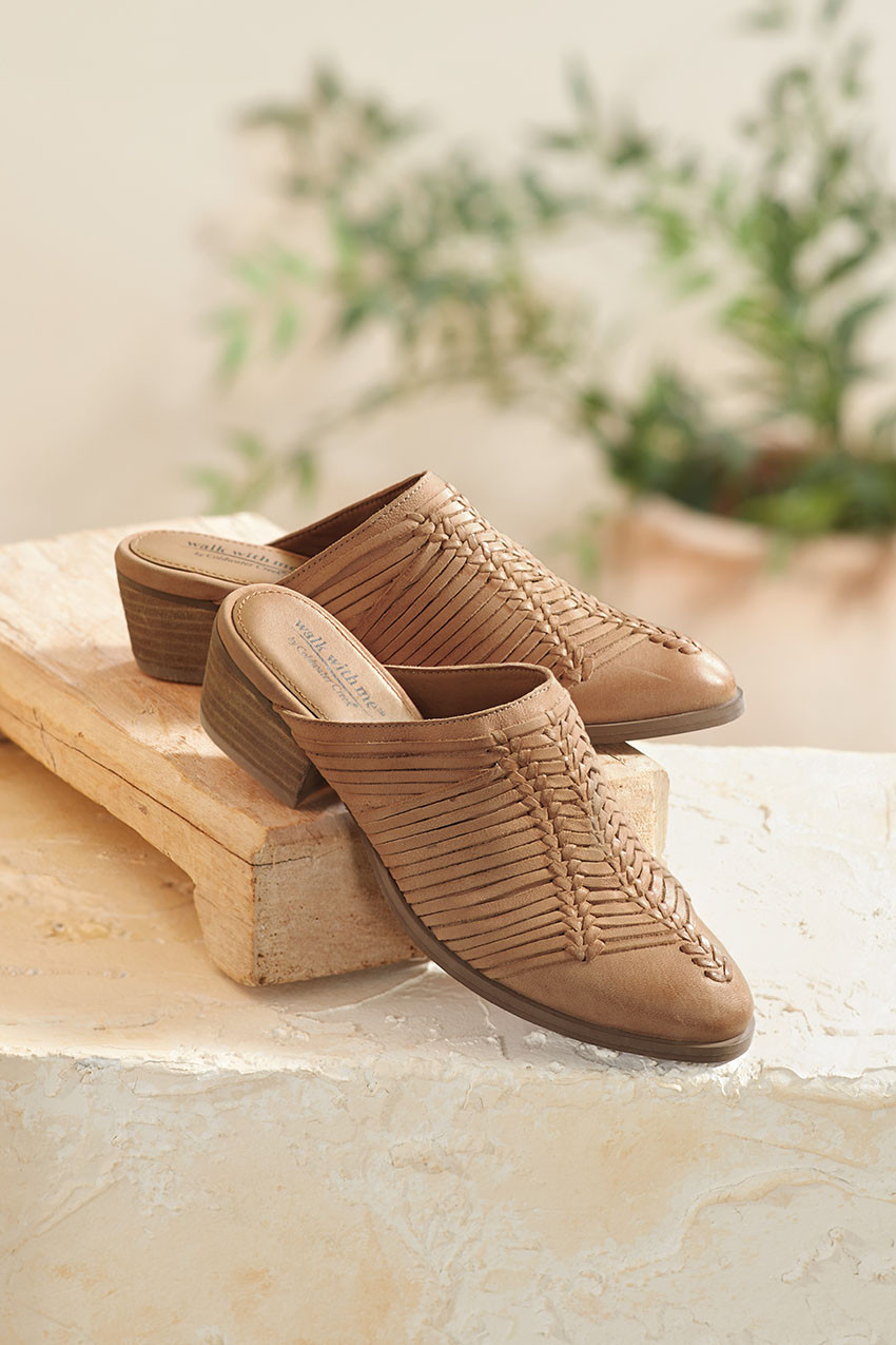 Amarillo Leather Mules by Walk With Me™
