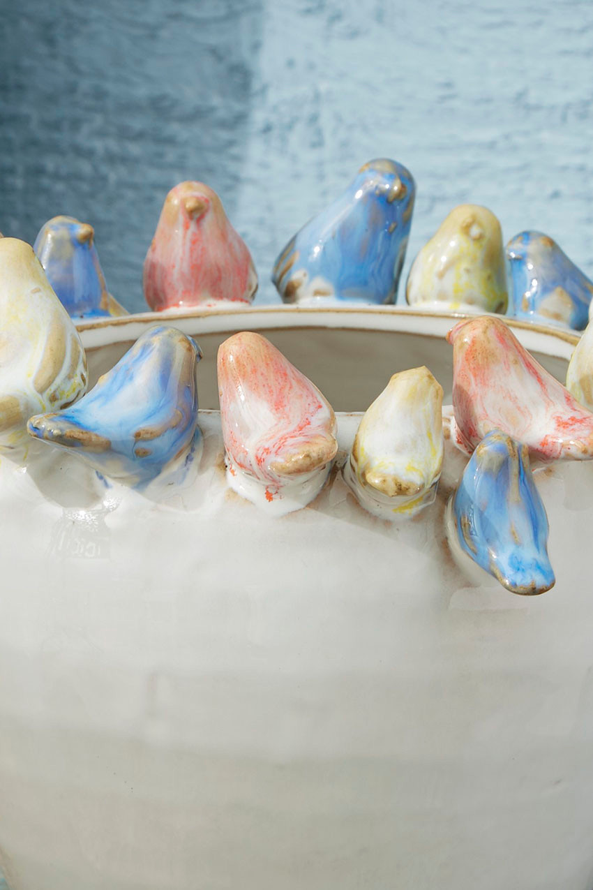 Perched Birds Planter