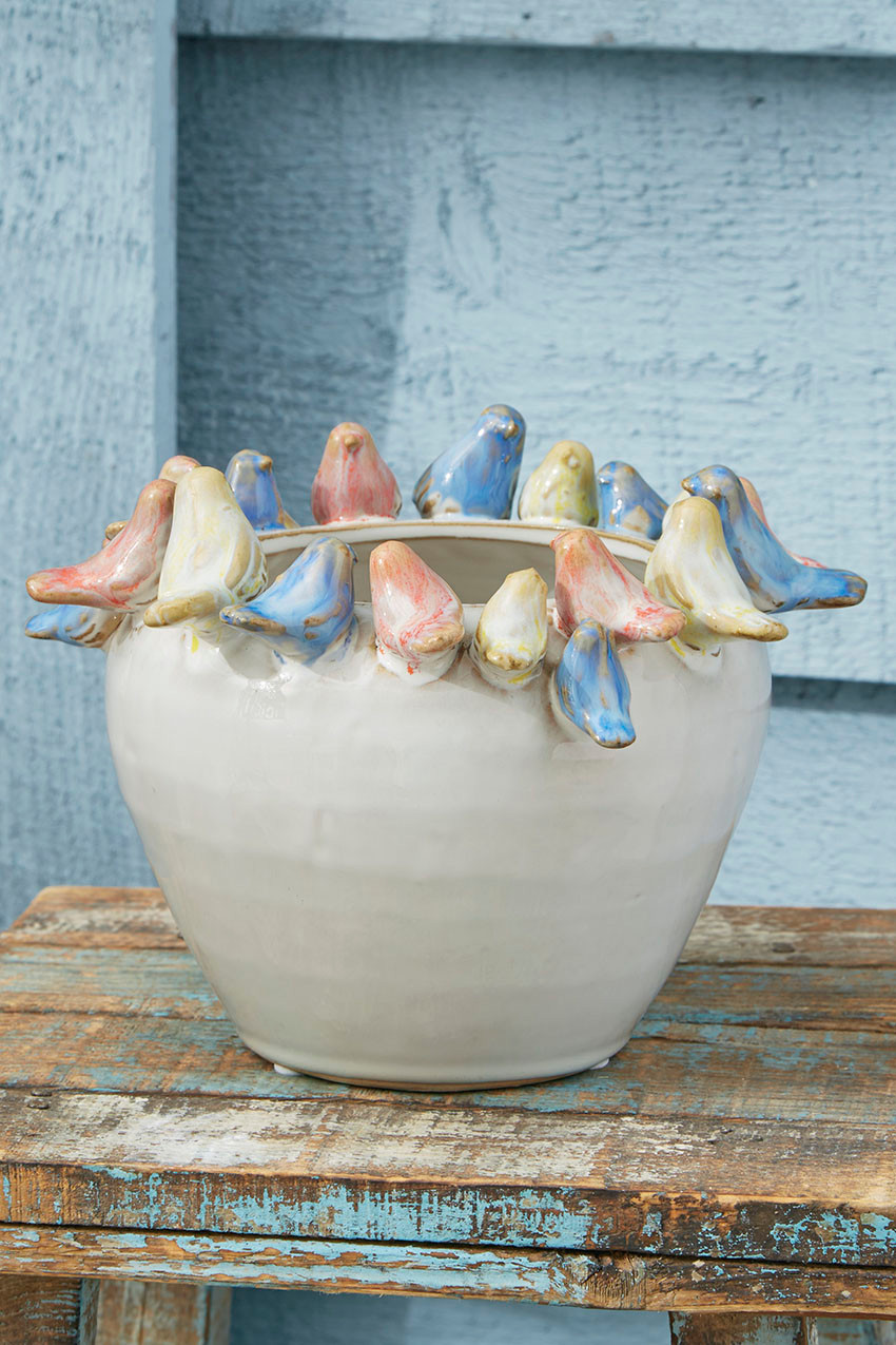 Perched Birds Planter