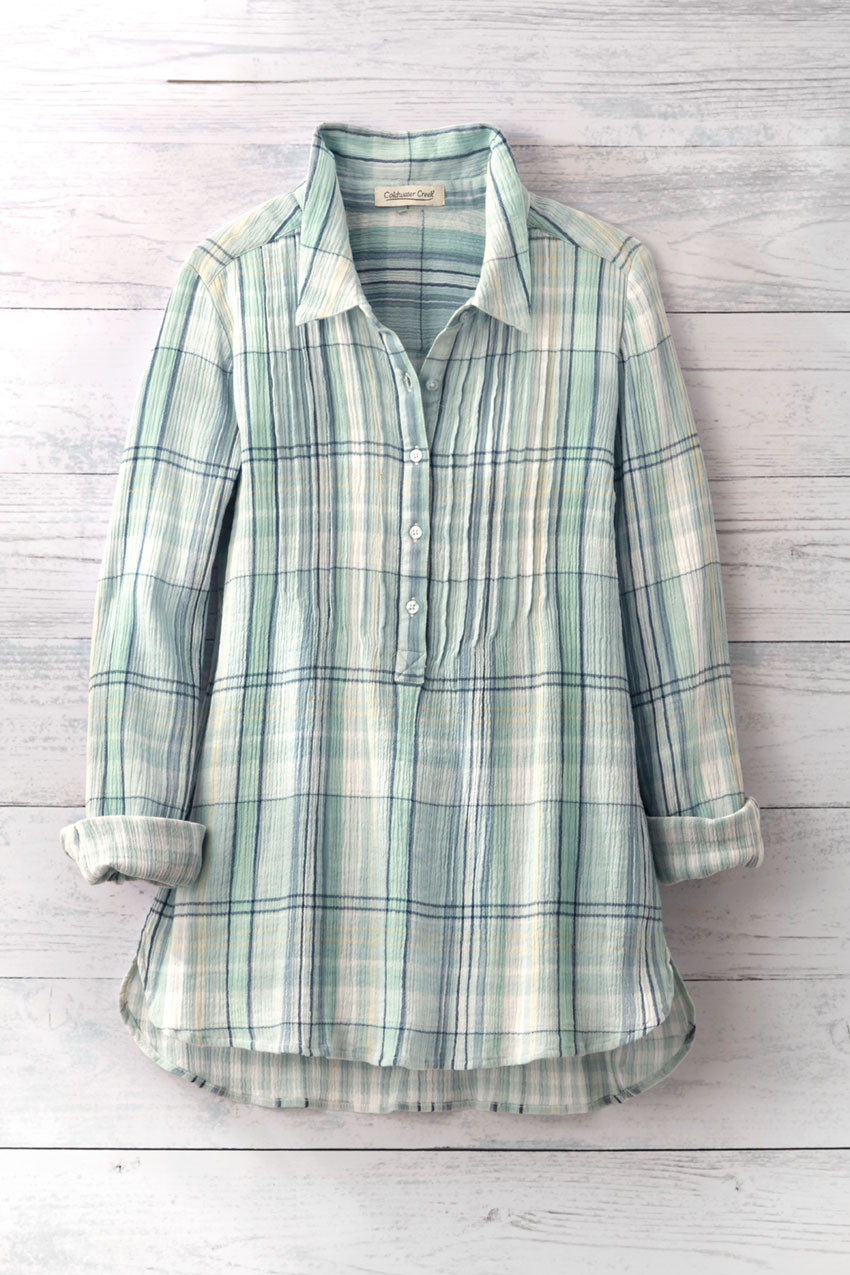 Ripple Creek Plaid Popover