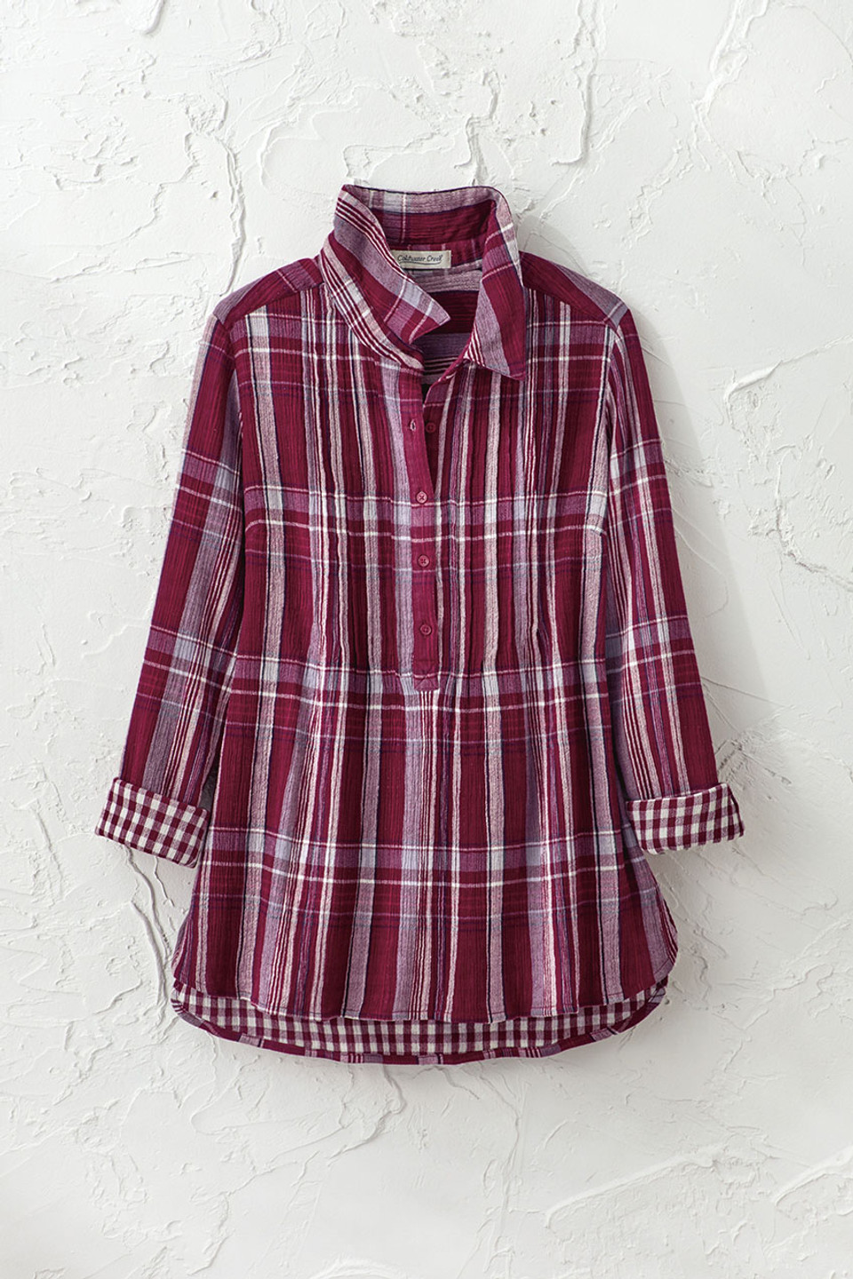 Ripple Creek Plaid Popover