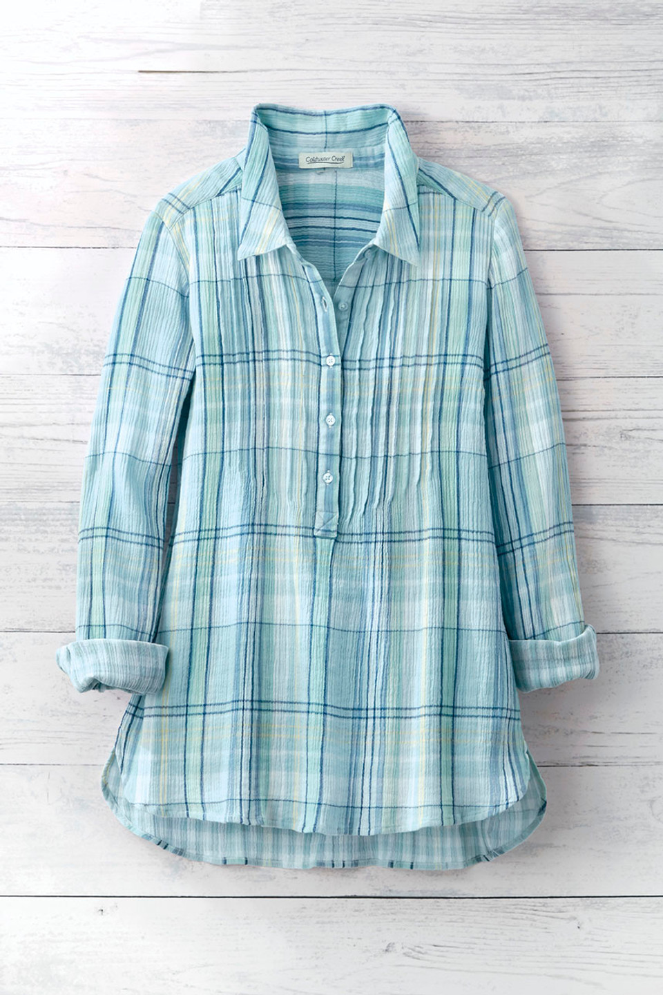 Ripple Creek Plaid Popover