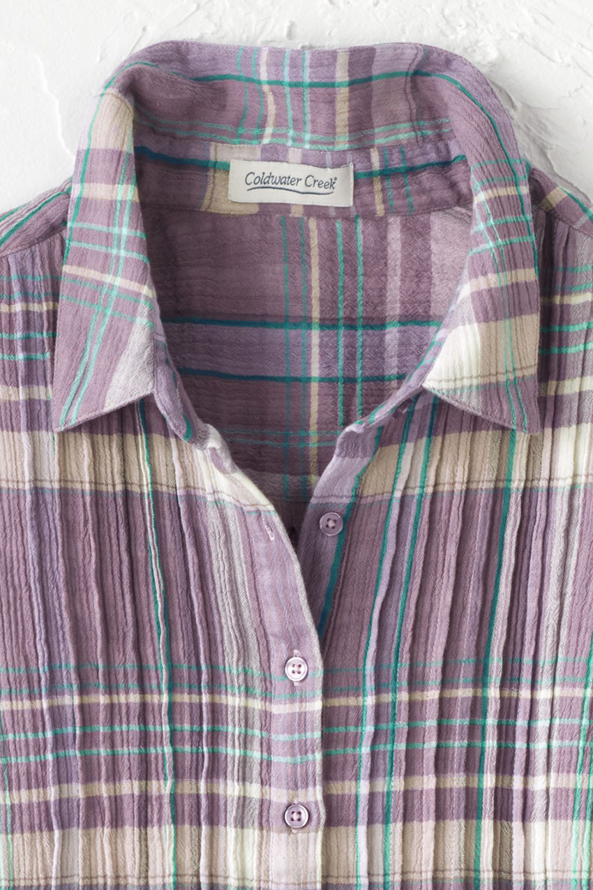 Ripple Creek Plaid Popover