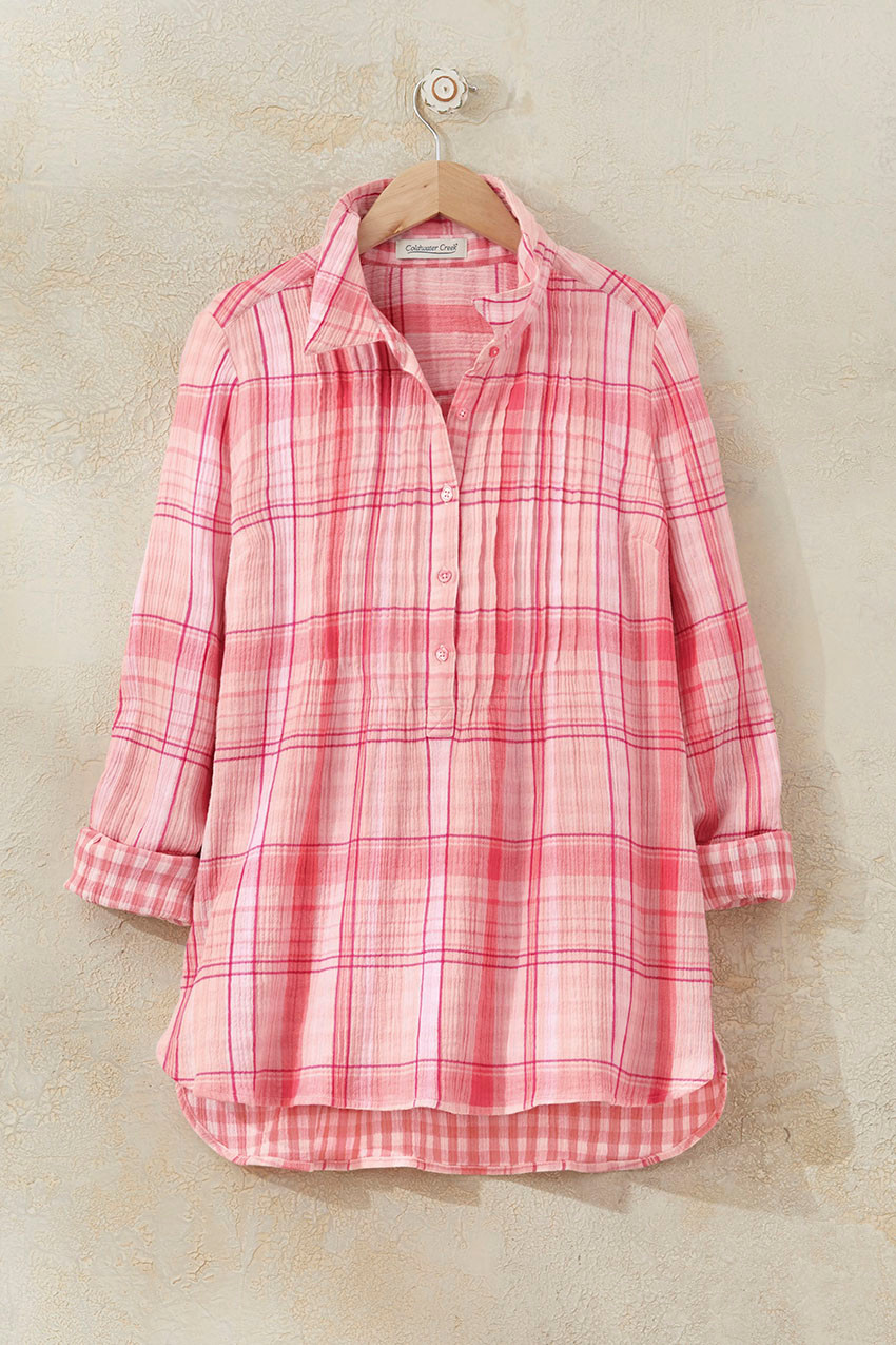 Ripple Creek Plaid Popover
