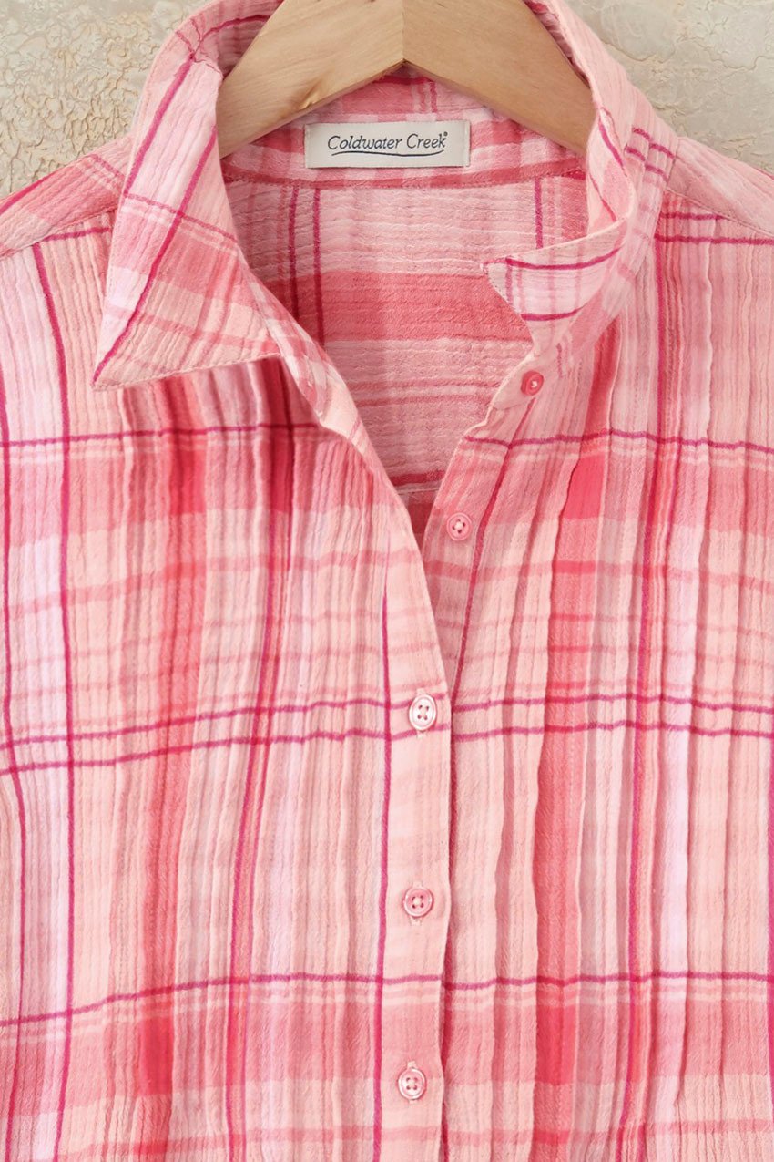 Ripple Creek Plaid Popover