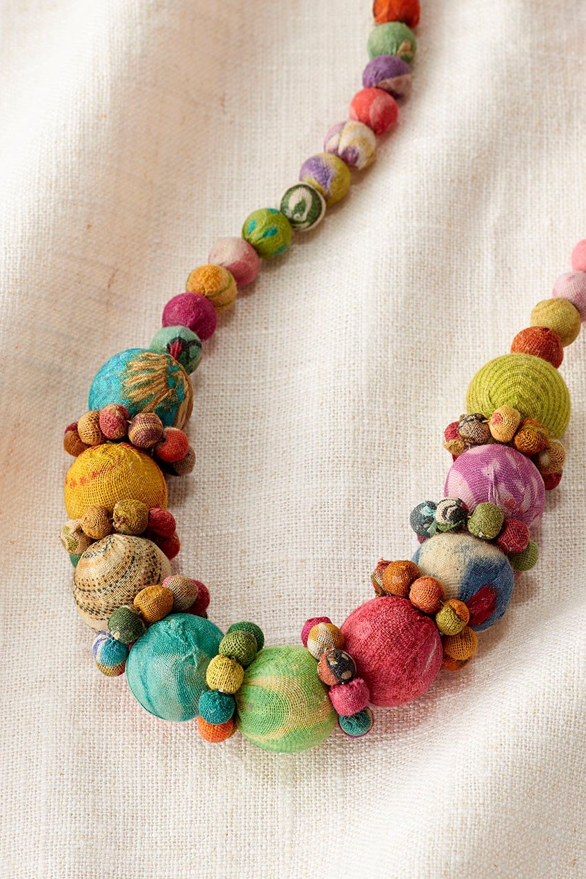 Kantha Statement Necklace