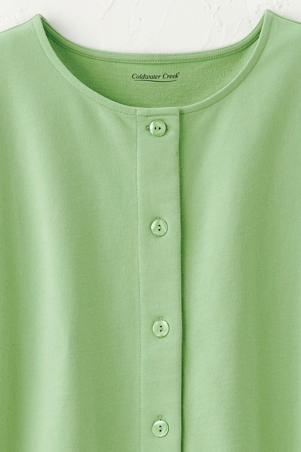 Boxy Button-Front Tee