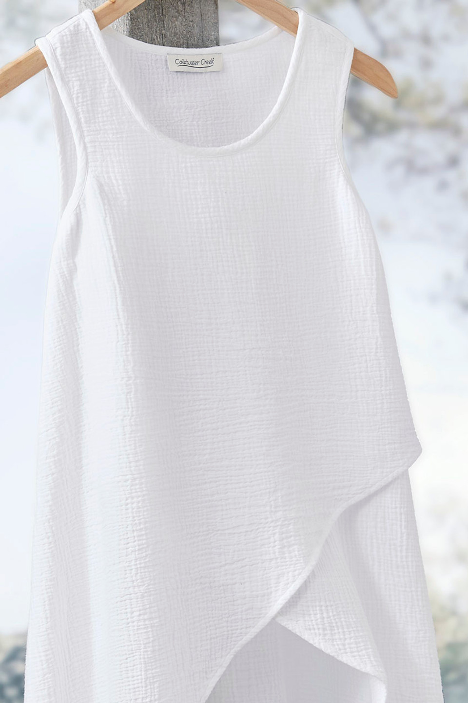 【argue】LINEN VOILE GAUZE PULLOVER/WHITE argue】LINEN VOILE GAUZE PULLOVER/WHITE Off-white