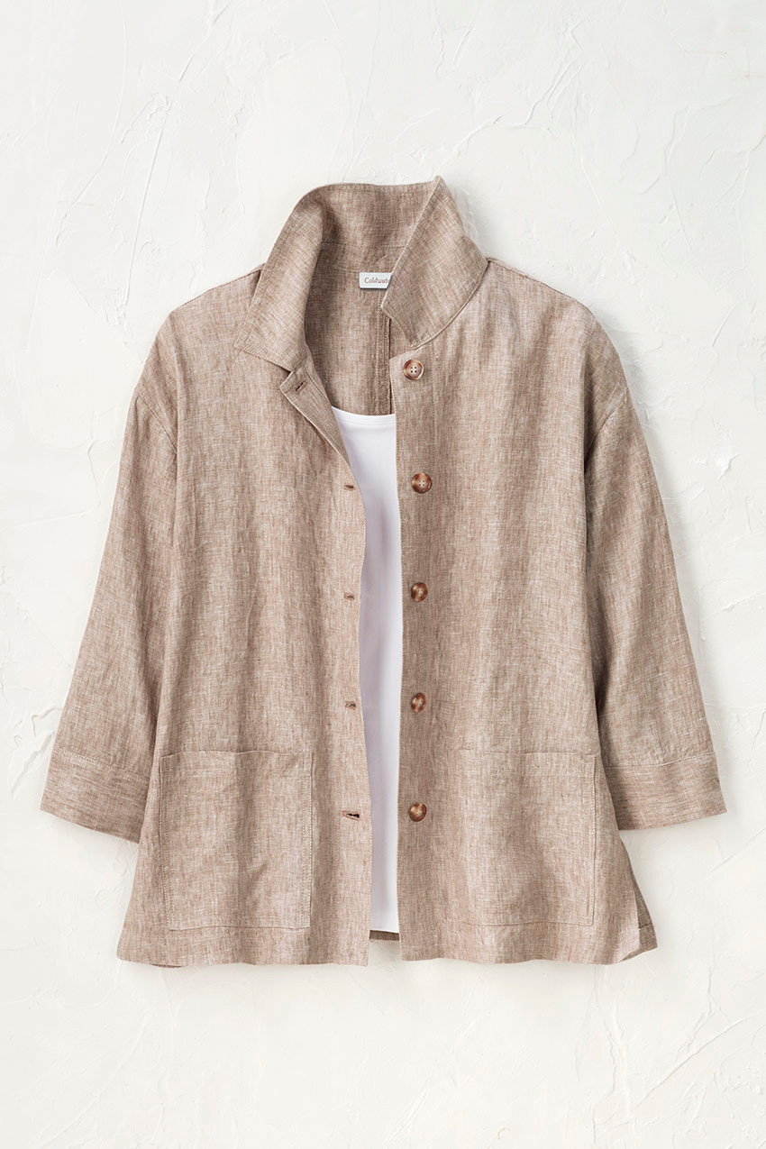 Easy Linen Shirt Jacket