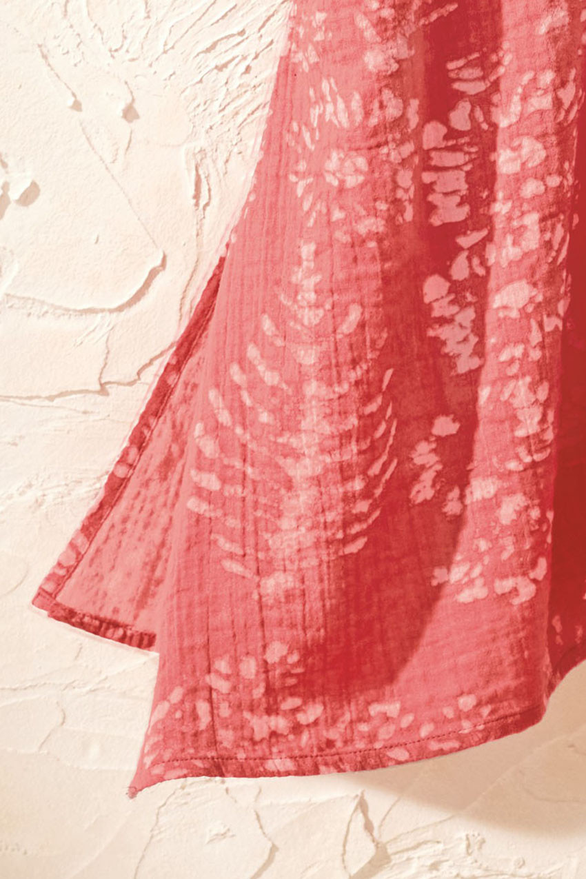 Batik Brushstroke Gauze Caftan