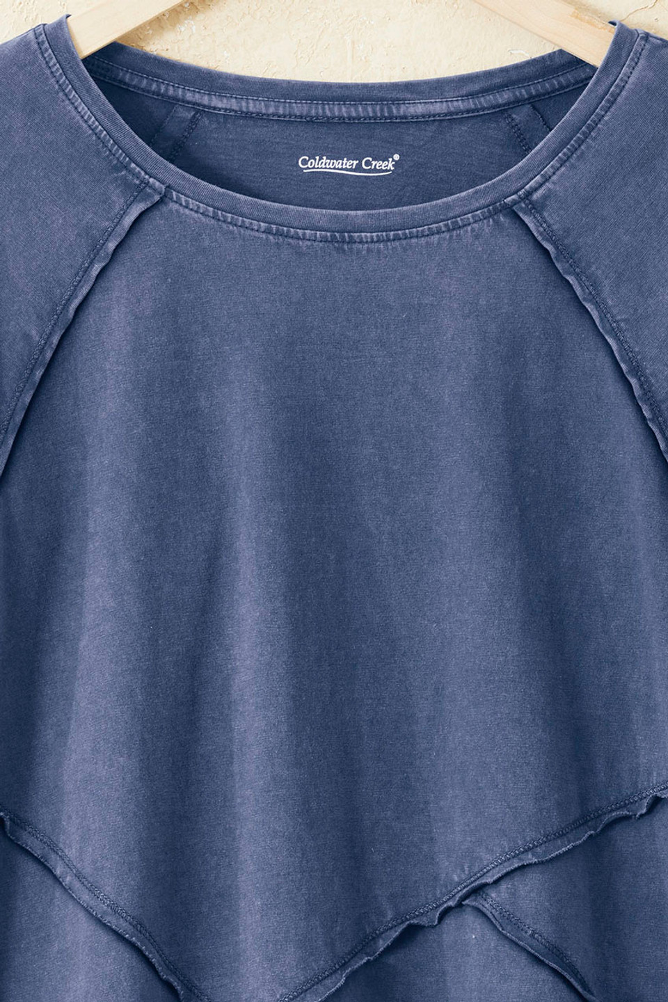 Vintage-Wash Seamed Tunic
