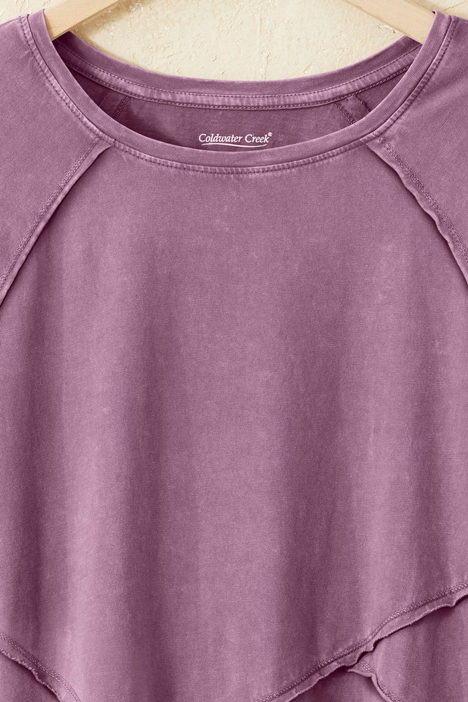 Vintage-Wash Seamed Tunic