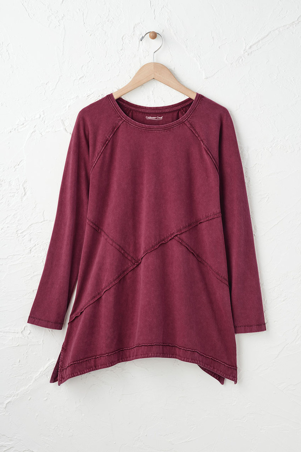 Vintage-Wash Seamed Tunic