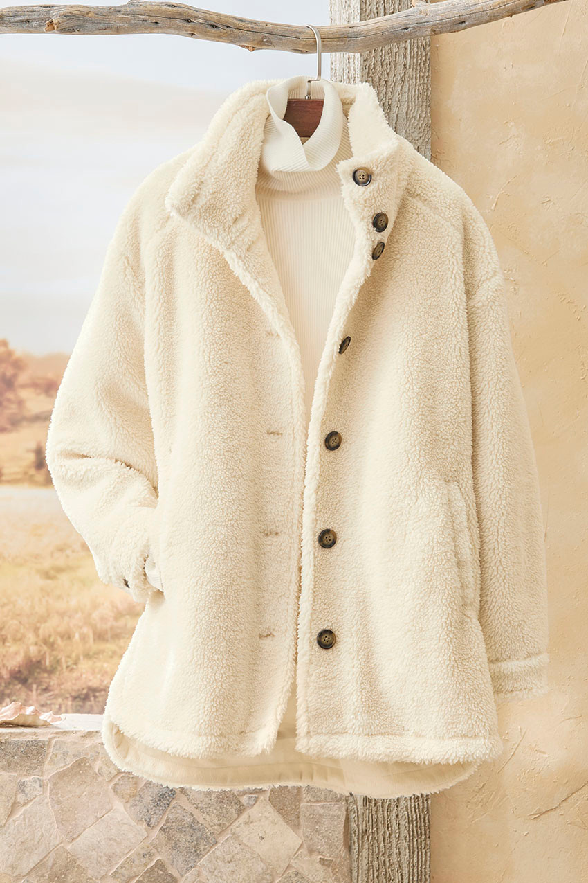 Fireside Sherpa Coat - Coldwater Creek
