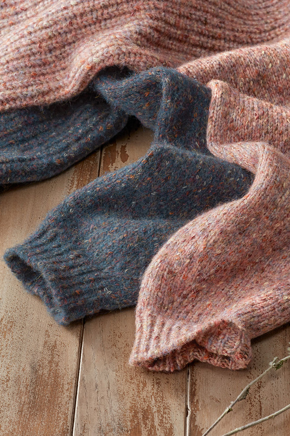 Marled Funnelneck Sweater