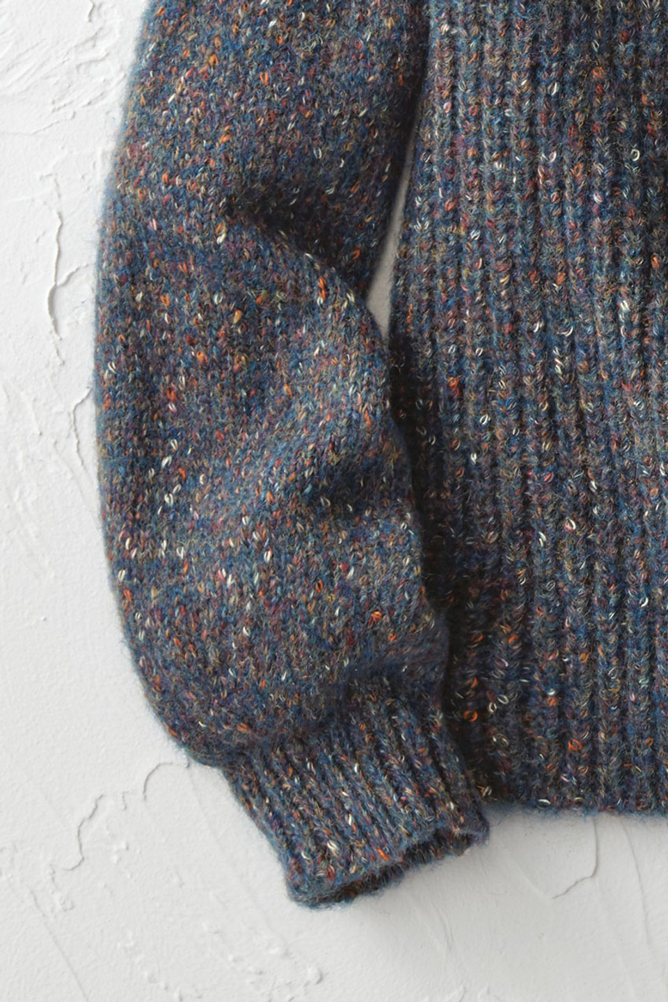 Marled Funnelneck Sweater