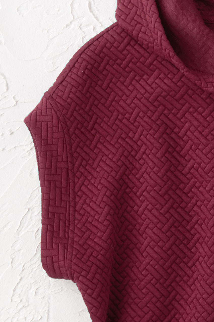 Cap-Sleeve Quilted Vest